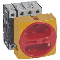 Выключатель-разъединитель - для скрытого монтажа - 4П - зажим нейтрали слева - 25 A | код 022112 |  Legrand